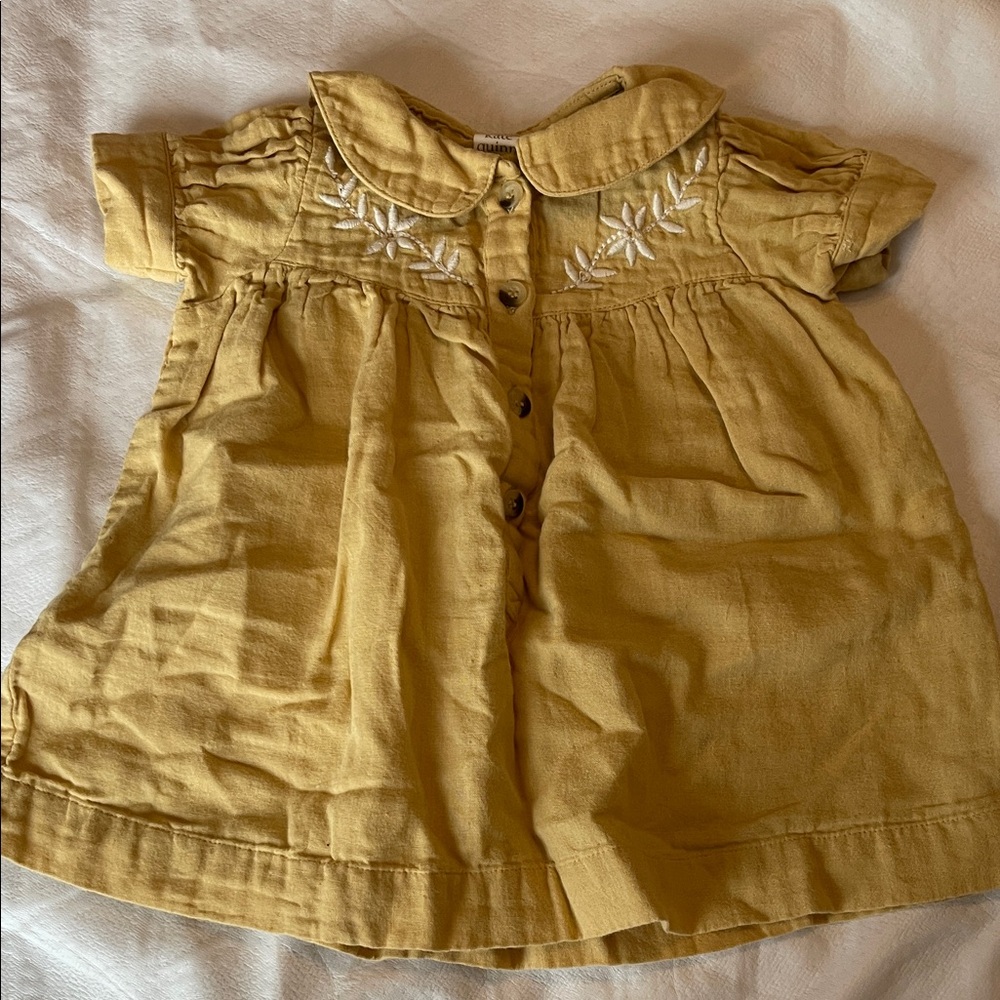 Kate Quinn Mustard Baby Dress